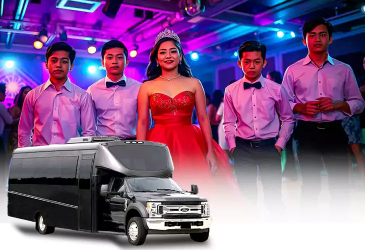 Quinceañera Party Bus Rental