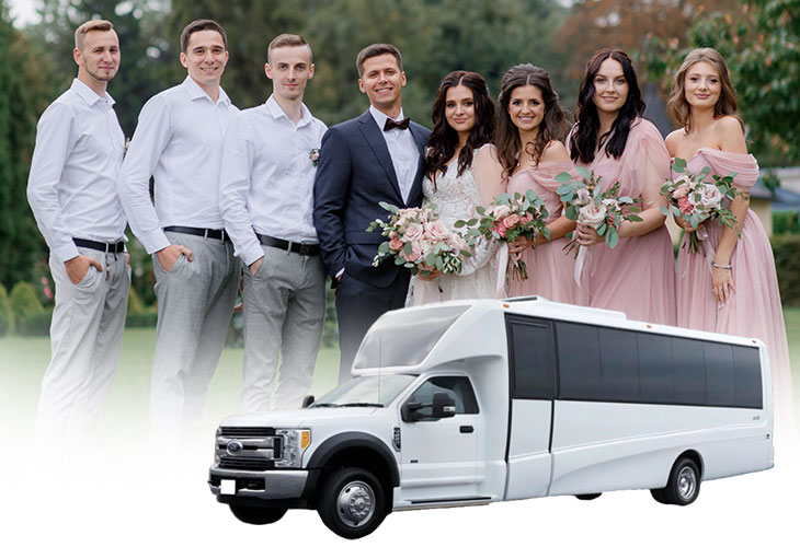 Wedding Party Bus Rental
