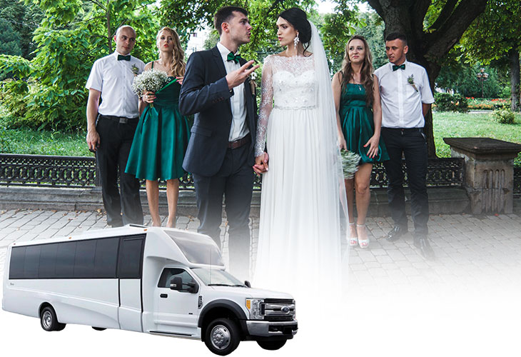 Wedding Party Bus Rental