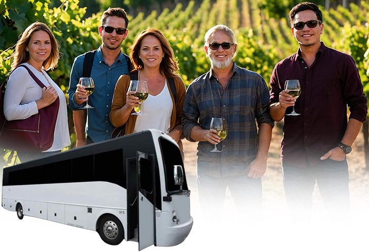 Party Bus for Wine Tour