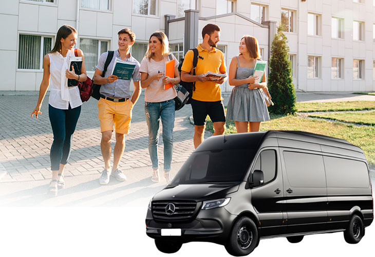 Campus Shuttle Bus Rental