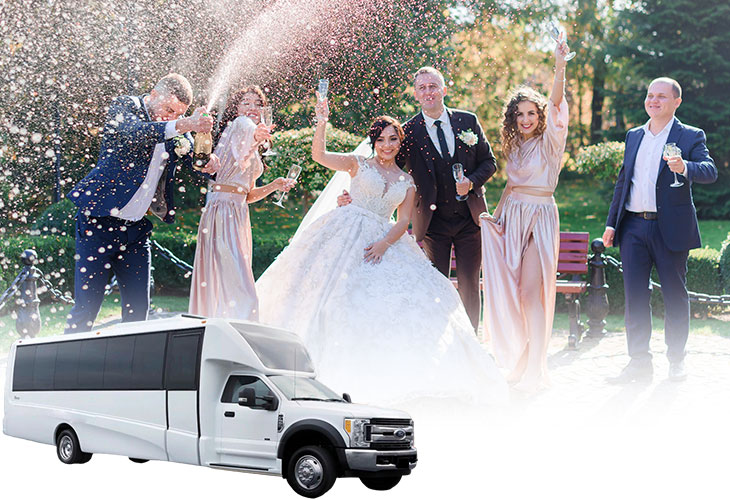 Wedding Guest Shuttle Bus Rental