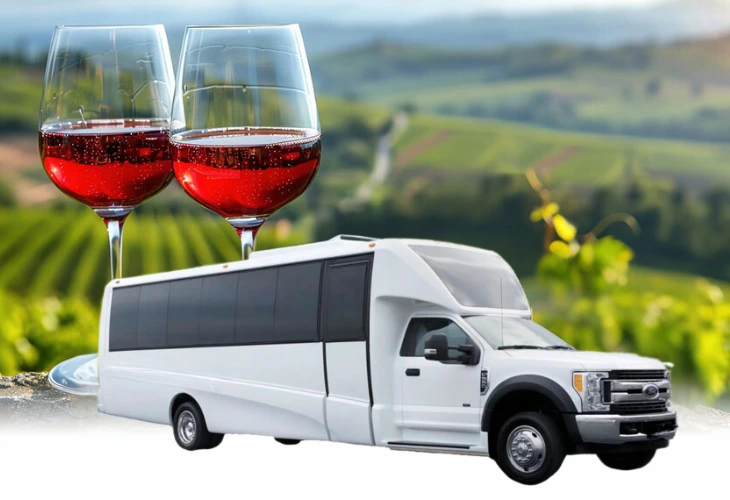 Stanford wine tour party bus for special events