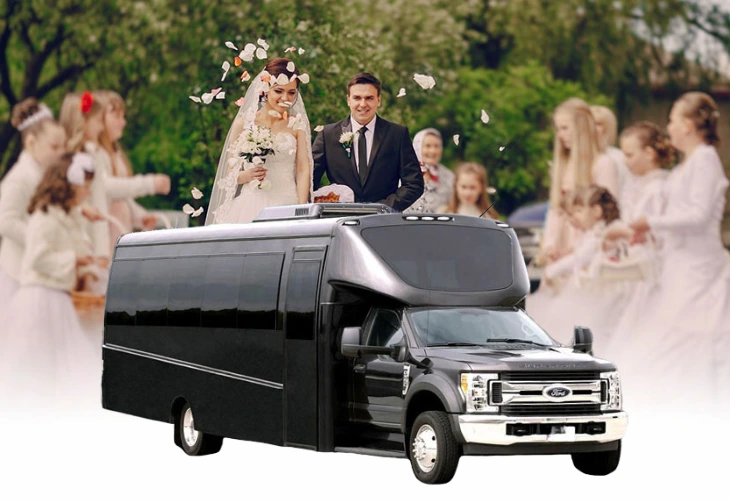 Wedding Party Bus in Tracy