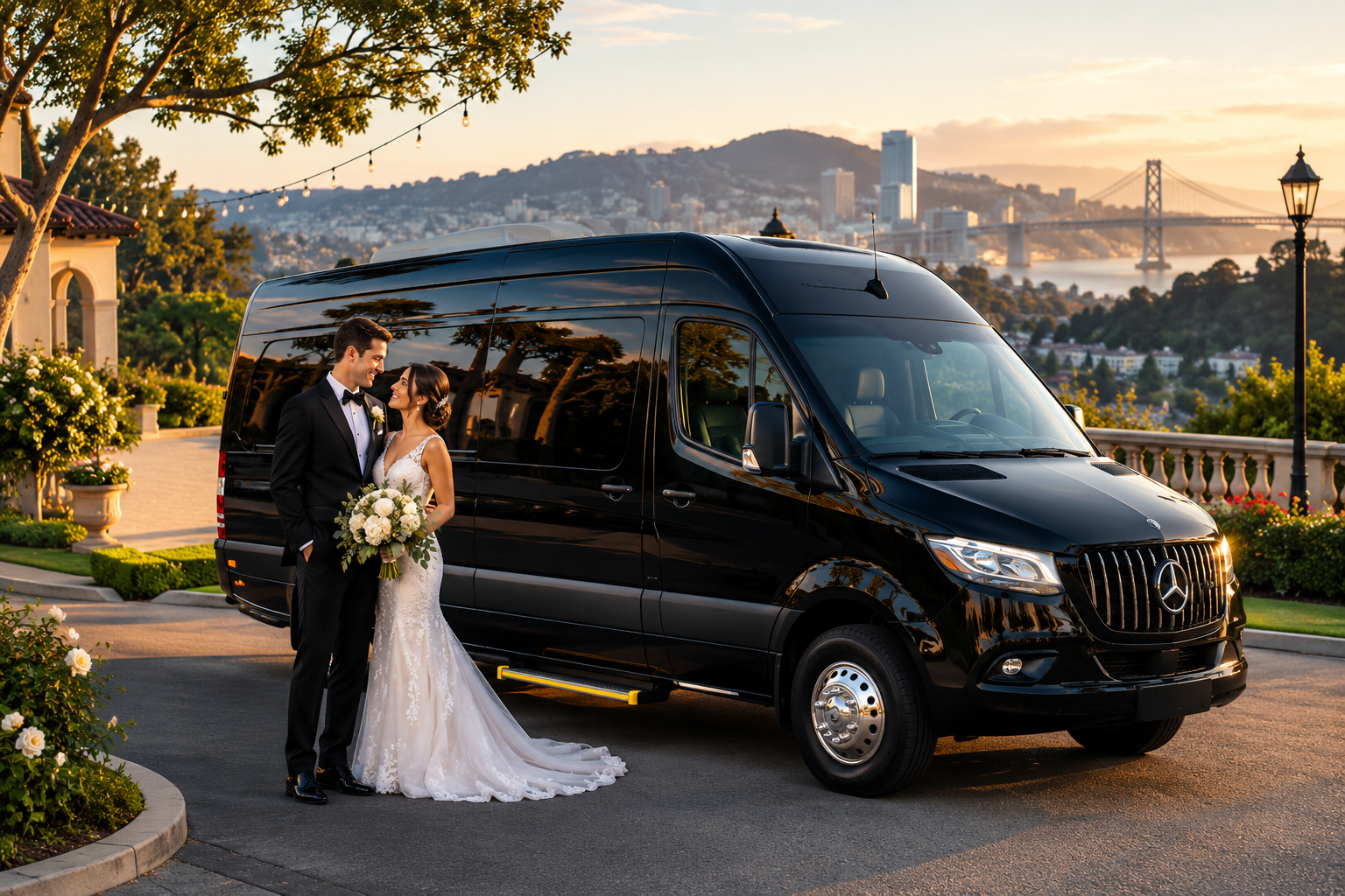 East Bay Wedding limo